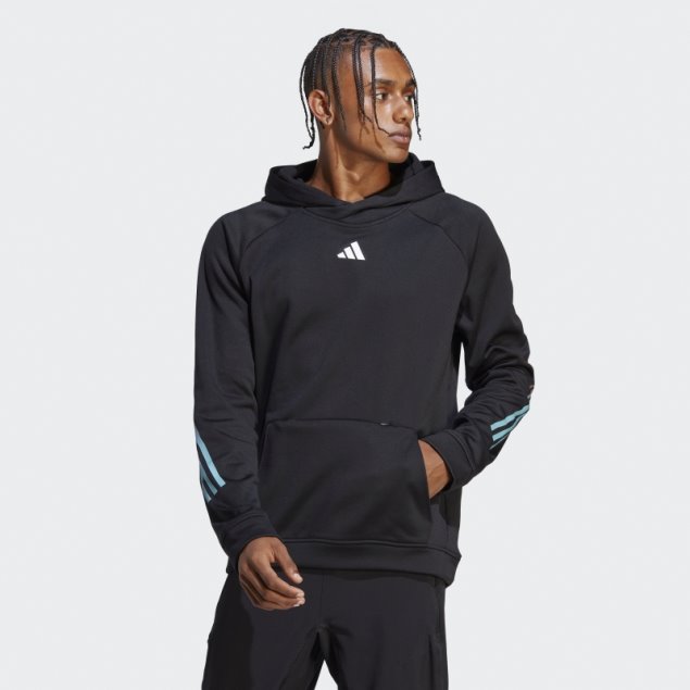 Adidas Tren Iconos 3 Bandas Sudadera De Entrenamiento Negro