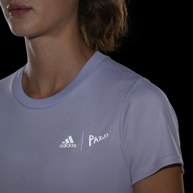 Adidas X Parley Running Camiseta Caliente Amanecer Plateado