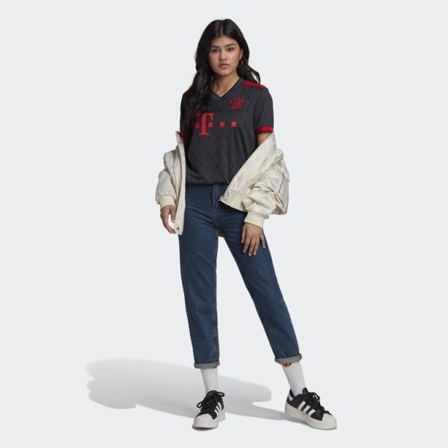 Camiseta Adidas Fc Bayern 22/23 Tercera Equipación Gris Noche