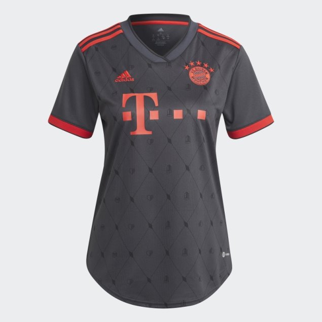 Camiseta Adidas Fc Bayern 22/23 Tercera Equipación Gris Noche