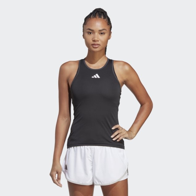 Camiseta Negra Adidas Club Tennis