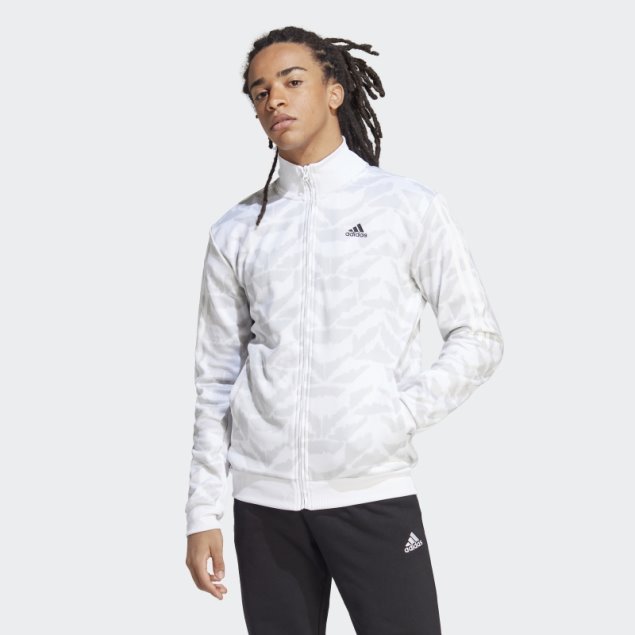Sudadera Blanca Tiro Suit Up Adidas
