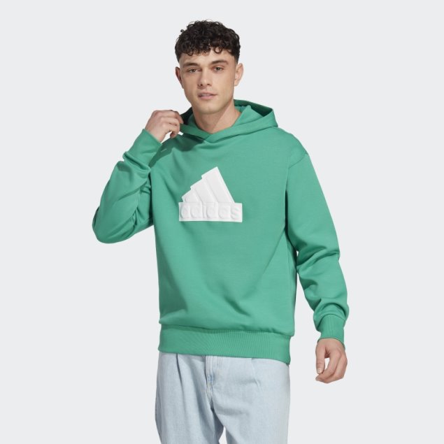 Iconos Del Futuro Insignia Del Deporte Sudadera Con Capucha Adidas Court Verde