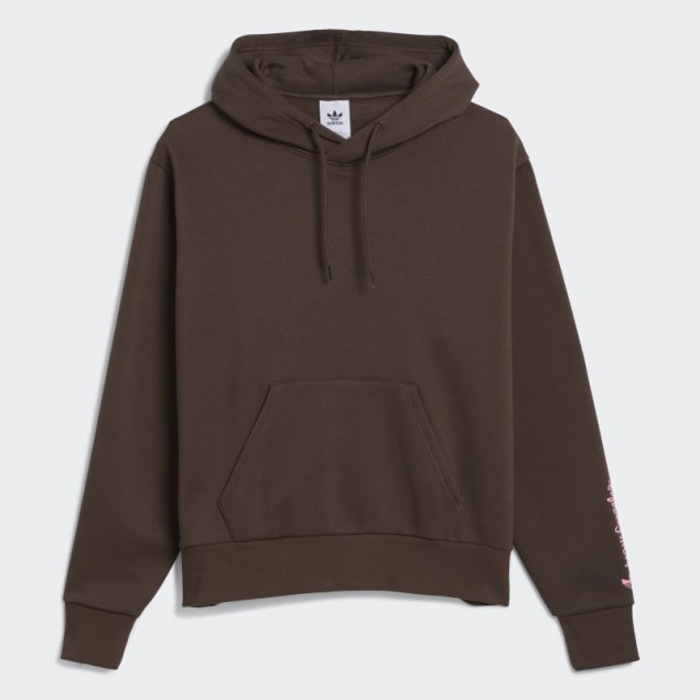 Adidas Sudadera Con Capucha Pintada Con Shmoofoil Marrón (género Neutral)