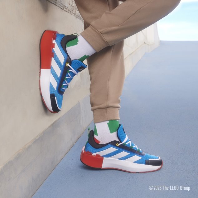 Zapatillas Con Cordones Adidas X Lego Tech Rnr Shock Azul