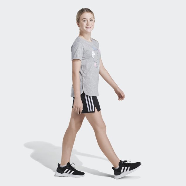 Camiseta Adidas Heather Roll Sleeve Gris Medio