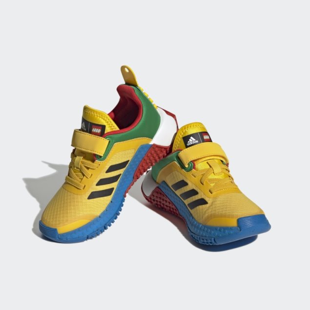 Adidas Dna X Lego Elastic Lace And Top Strap Zapatos Caliente Eqt Amarillo