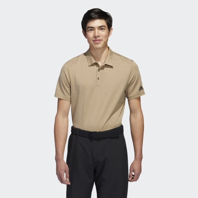 Polo Adidas Ottoman Stripe Verde Oliva