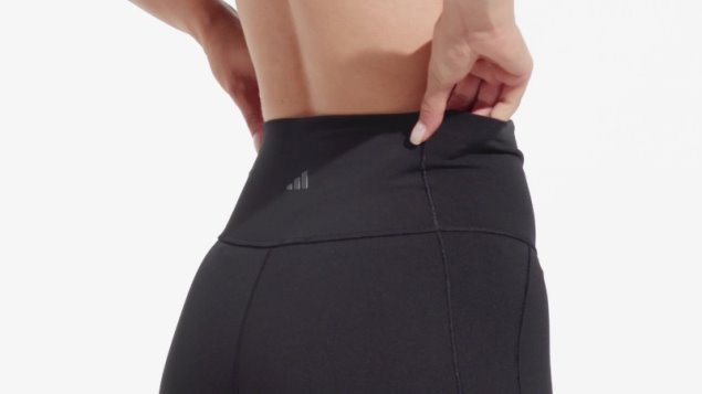 Adidas Yoga Studio Leggings Cortos De Cinco Pulgadas En Negro
