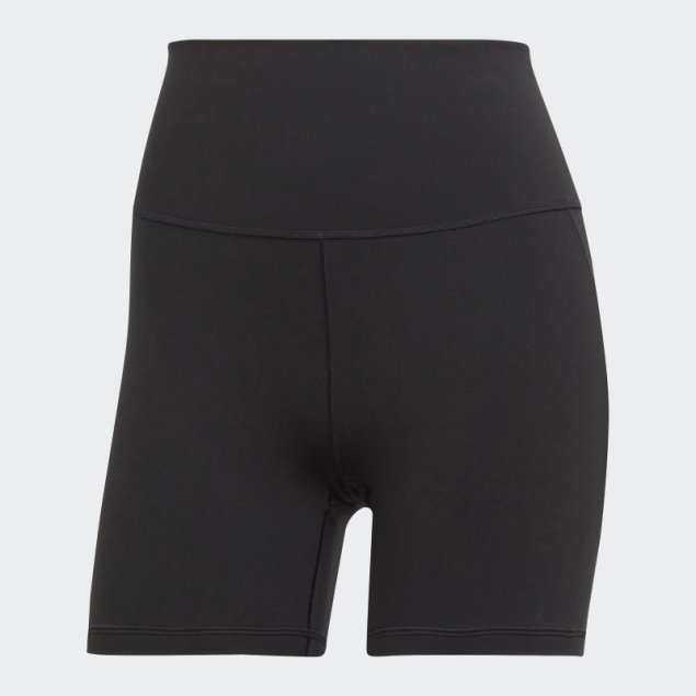 Adidas Yoga Studio Leggings Cortos De Cinco Pulgadas En Negro