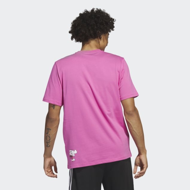 Adidas Camiseta Lil'stripe Basketball Graphic Fucsia