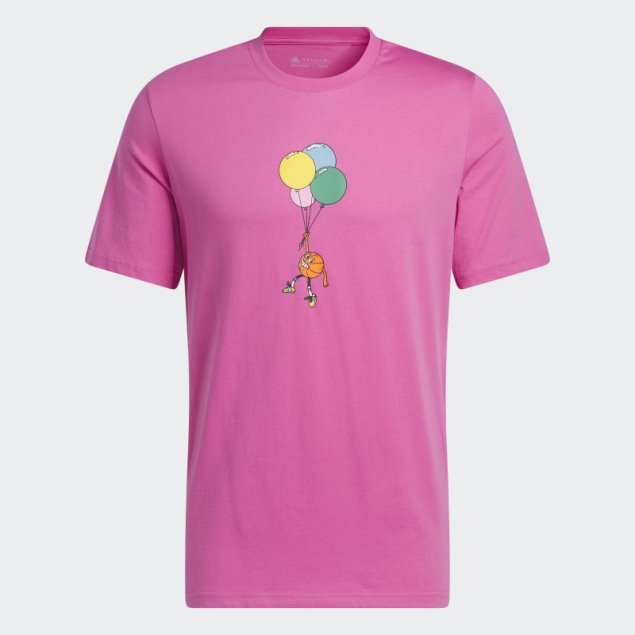 Adidas Camiseta Lil'stripe Basketball Graphic Fucsia