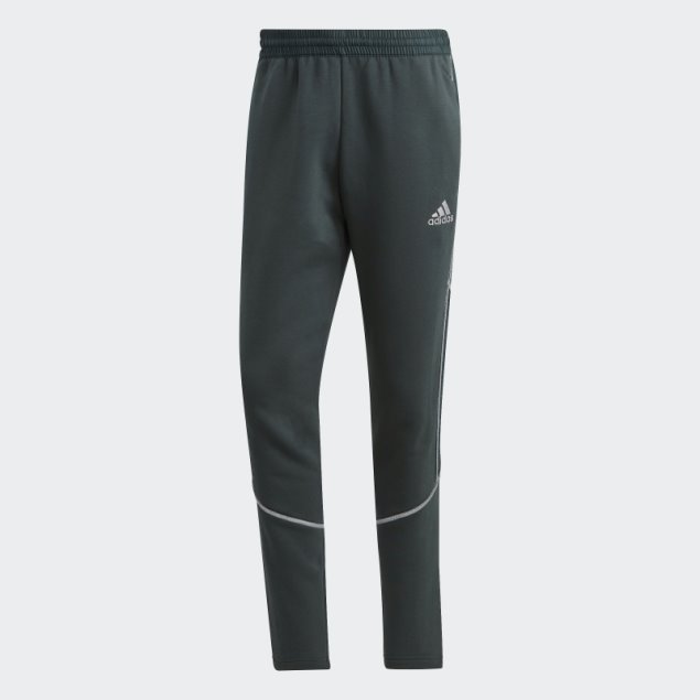 Pantalón Essentials Reflect-in-The-Dark Fleece Adidas Verde