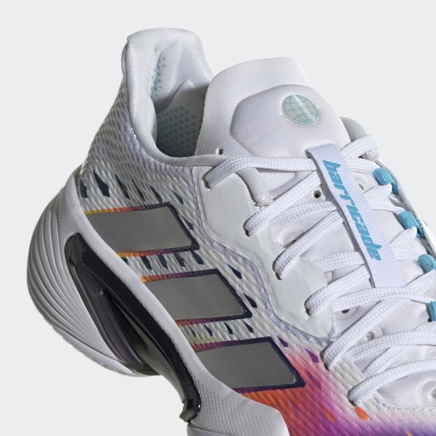 Tenis Adidas Barricade Plata