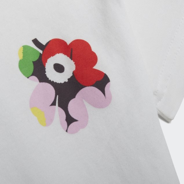 Adidas X Marimekko Verano Mallas Conjunto Moda Blanco