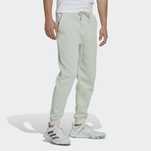Pantalón Adidas Studio Lounge De Forro Polar Verde
