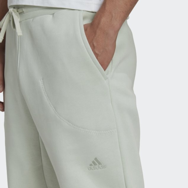 Pantalón Adidas Studio Lounge De Forro Polar Verde