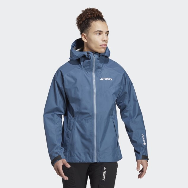 Chaqueta Impermeable Adidas Terrex Xperior Gore-tex Paclite Acero