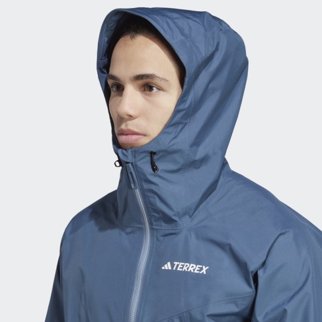 Chaqueta Impermeable Adidas Terrex Xperior Gore-tex Paclite Acero