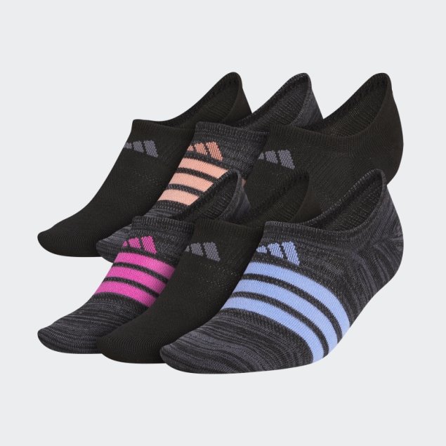 Adidas Superlite Super-no-show Calcetines 6 Pares Azul