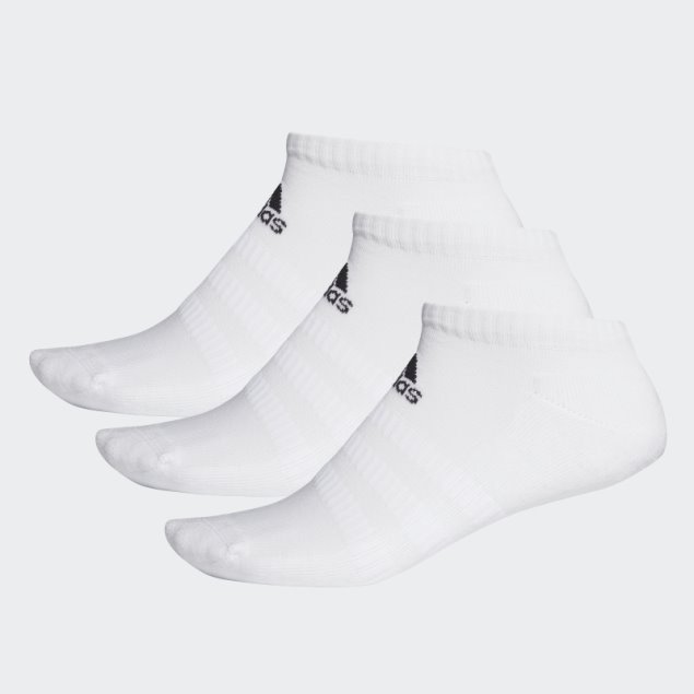 Calcetines Acolchados Corte Bajo Adidas Blanco