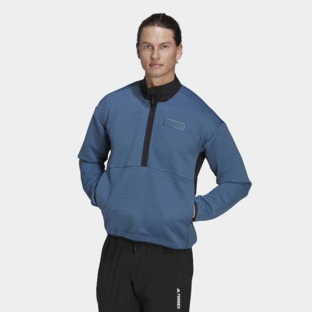 Sudadera Con Media Cremallera Steel Terrex Hike Adidas