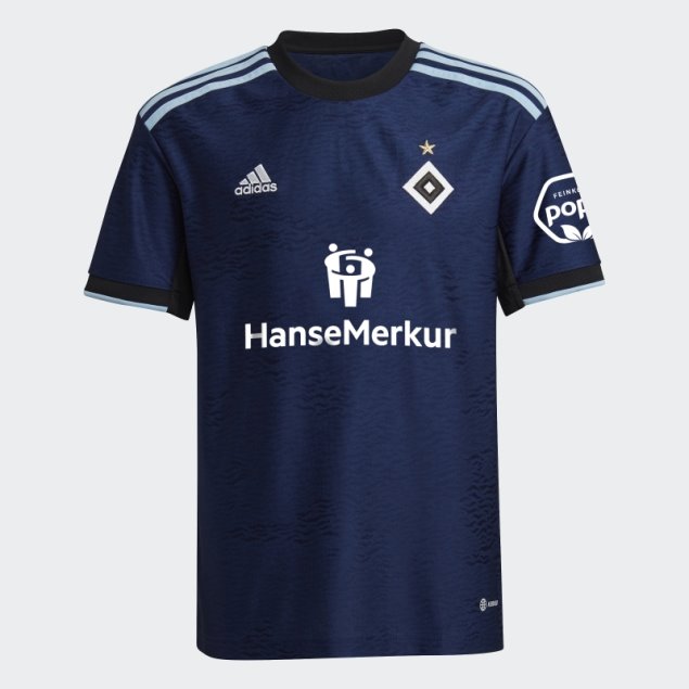 Camiseta Adidas Hamburger Sv 22/23 Segunda Azul Oscuro