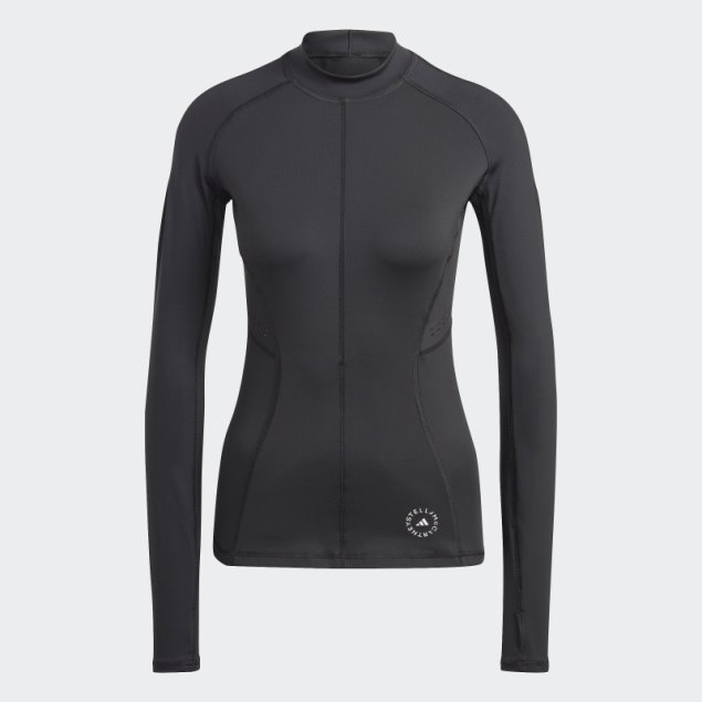 Adidas By Stella Mccartney True Propósito Camiseta De Manga Larga Camiseta De Manga Larga Caliente Negro