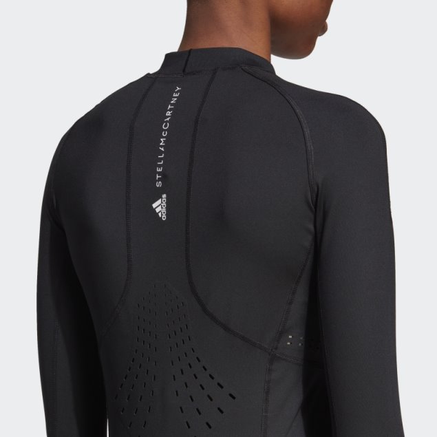 Adidas By Stella Mccartney True Propósito Camiseta De Manga Larga Camiseta De Manga Larga Caliente Negro