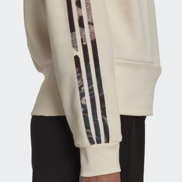 Sudadera Con Capucha Y Estampado Integral En Tono Crudo Adidas
