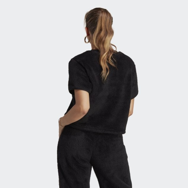Camiseta Negra Essentials+ Fluffy Adidas
