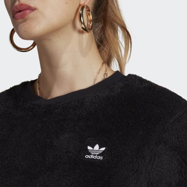 Camiseta Negra Essentials+ Fluffy Adidas