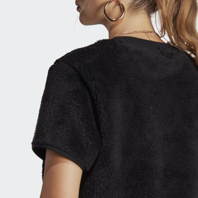 Camiseta Negra Essentials+ Fluffy Adidas