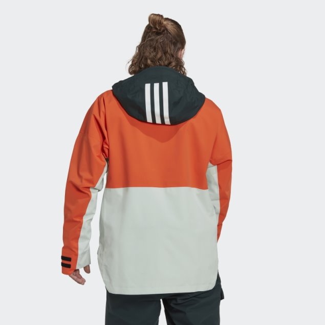 Terrex 2 Capas Rain.rdy Snow Anorak Adidas Naranja