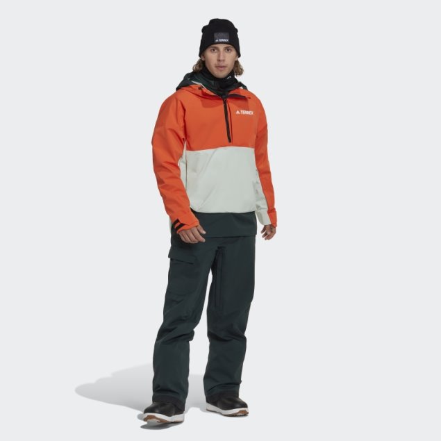 Terrex 2 Capas Rain.rdy Snow Anorak Adidas Naranja