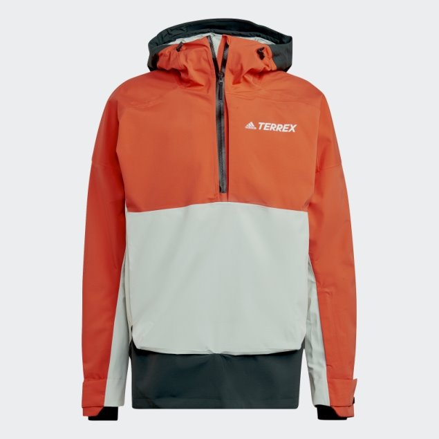 Terrex 2 Capas Rain.rdy Snow Anorak Adidas Naranja