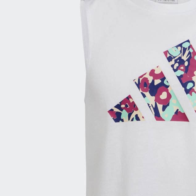 Camiseta Sin Mangas De Entrenamiento Con Logo De Corte Regular AeroReady De Adidas Train Essentials Seasonal Blanco