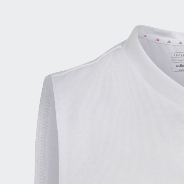 Camiseta Sin Mangas De Entrenamiento Con Logo De Corte Regular AeroReady De Adidas Train Essentials Seasonal Blanco