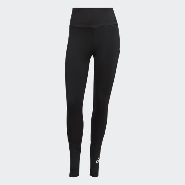 Adidas Diseñó 2 Move Big Logo Sport Leggings Negros