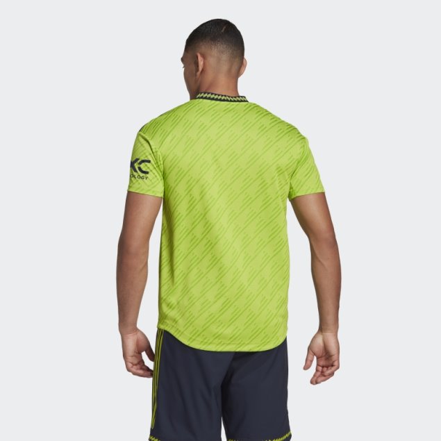 Adidas Manchester United 22/23 Tercera Equipación Auténtica Limo