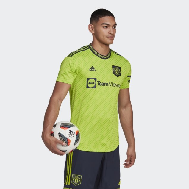 Adidas Manchester United 22/23 Tercera Equipación Auténtica Limo