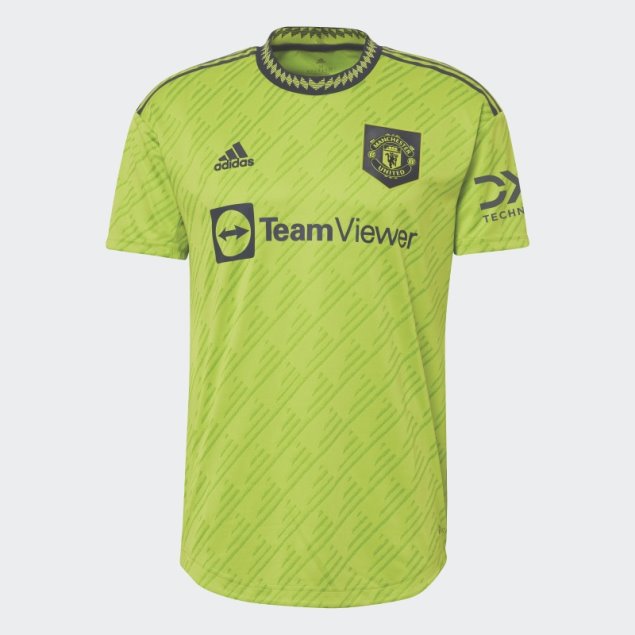 Adidas Manchester United 22/23 Tercera Equipación Auténtica Limo