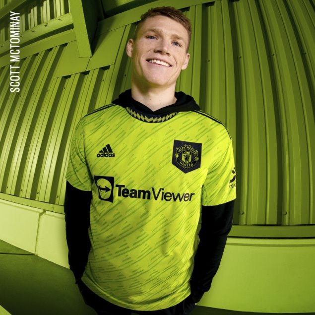 Adidas Manchester United 22/23 Tercera Equipación Auténtica Limo
