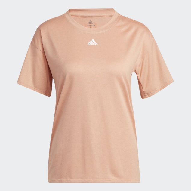Playera De Entrenamiento Aeroready Con 3 Rayas De Adidas Ambiental Blush