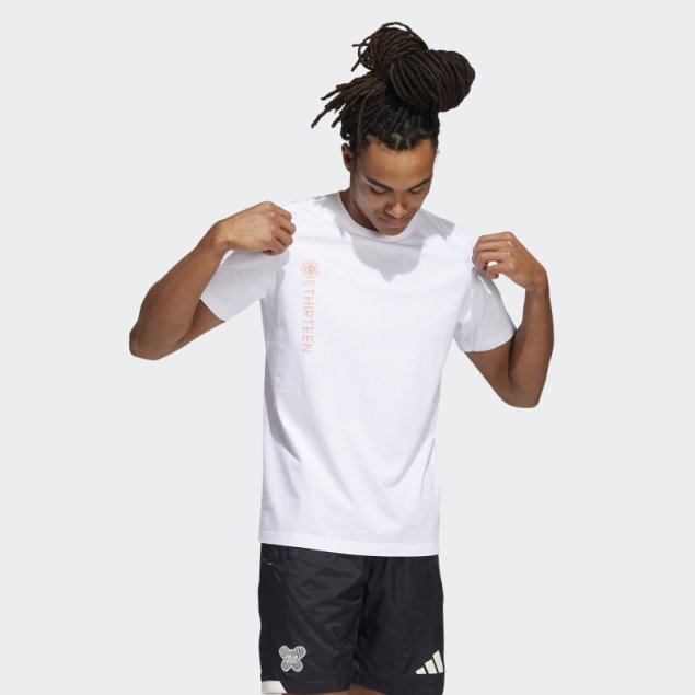 Blanco Adidas Harden Vol. 6 Tees