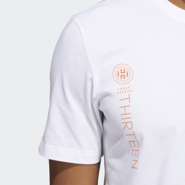 Blanco Adidas Harden Vol. 6 Tees