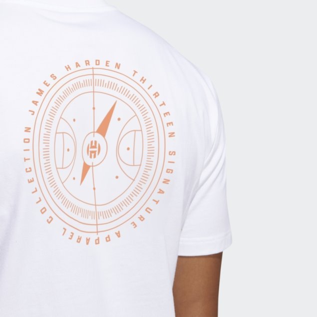 Blanco Adidas Harden Vol. 6 Tees