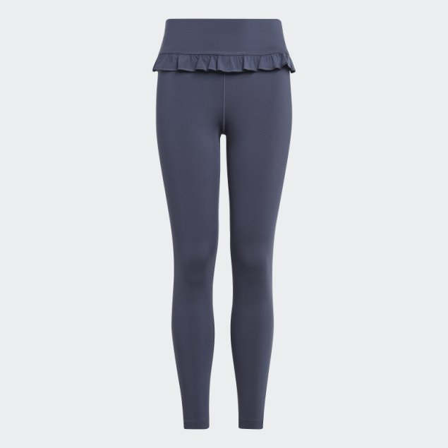 Adidas Yoga Aeroready Leggings De Tiro Alto 7/8 Azul Marino