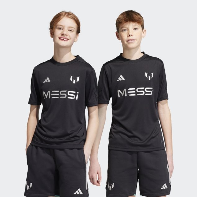 Camiseta Negra De Entrenamiento Adidas Messi