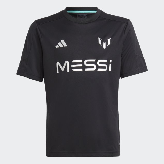 Camiseta Negra De Entrenamiento Adidas Messi